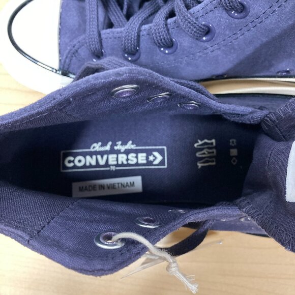 Converse Chuck 70 Hi Top Sneakers Unisex Size W 7 / M 5 Shadow Purple (Blue) NEW - Picture 6 of 11